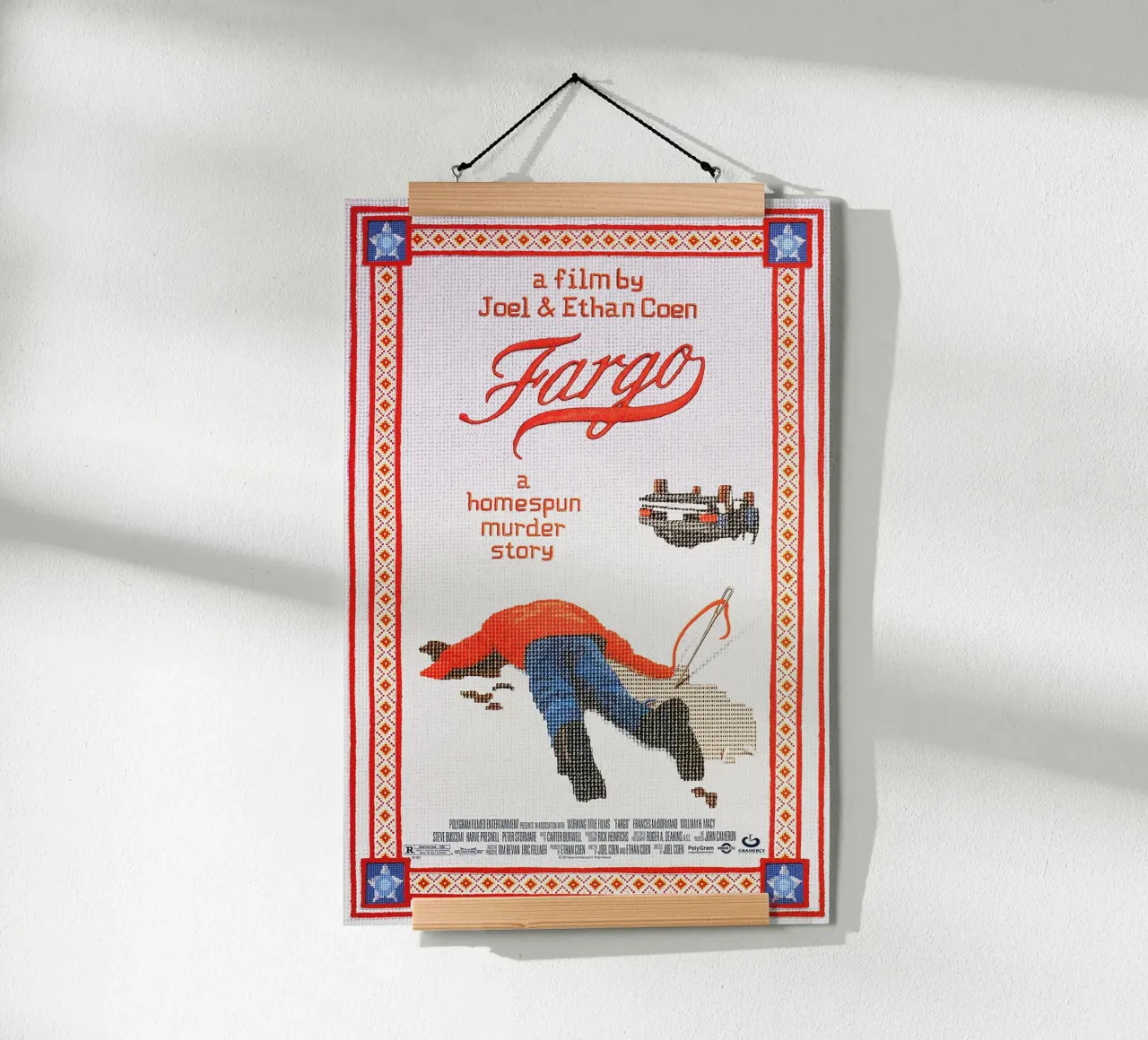 Fargo - A Coen Brothers Crime Masterpiece poster con telaio in legno da Attaboy Dsgn