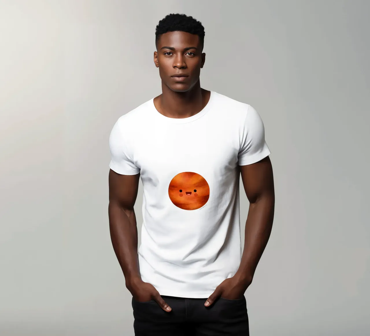 Cute Mars Planet T-Shirt von julianamotzko