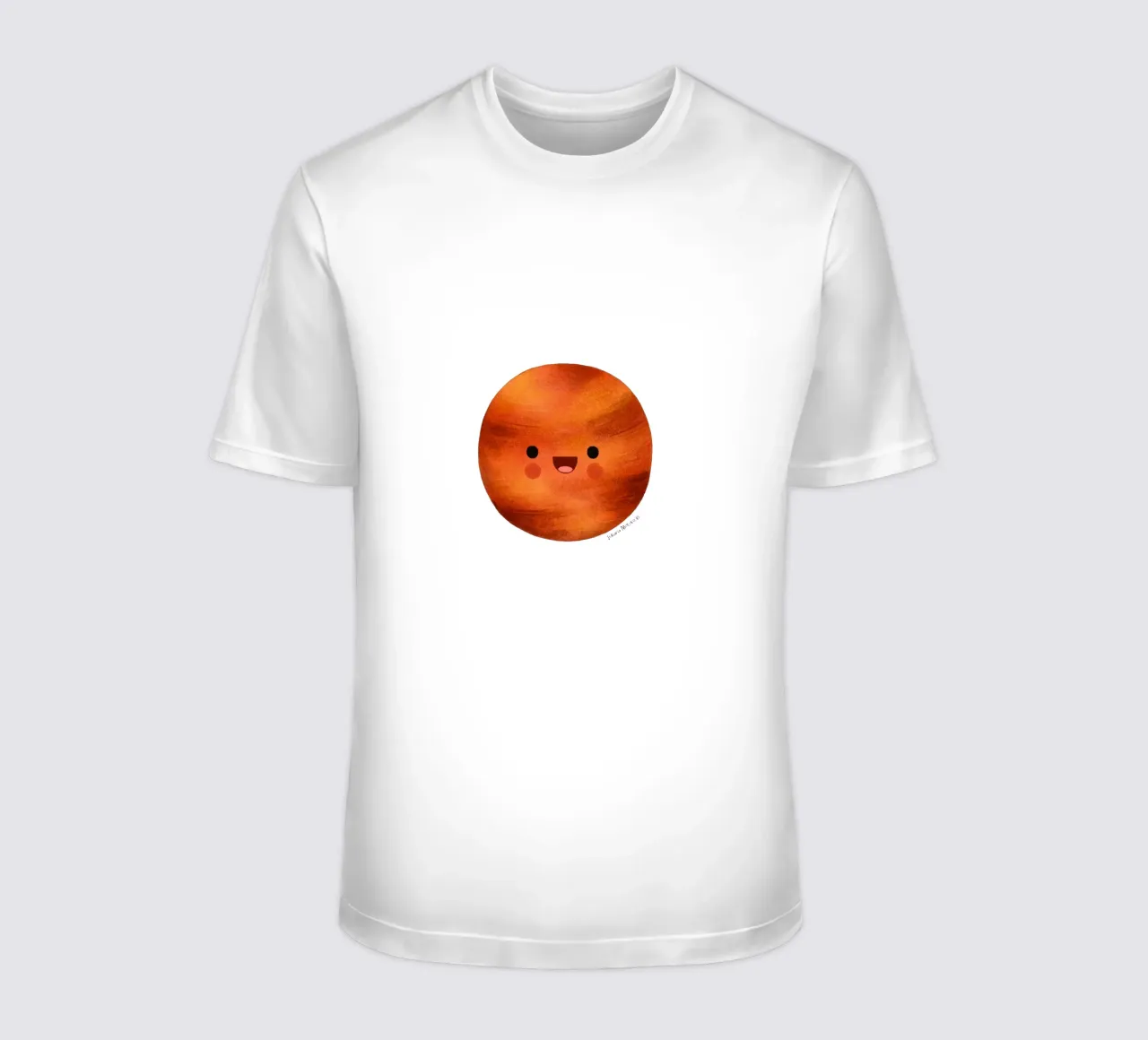 Cute Mars Planet T-Shirt von julianamotzko