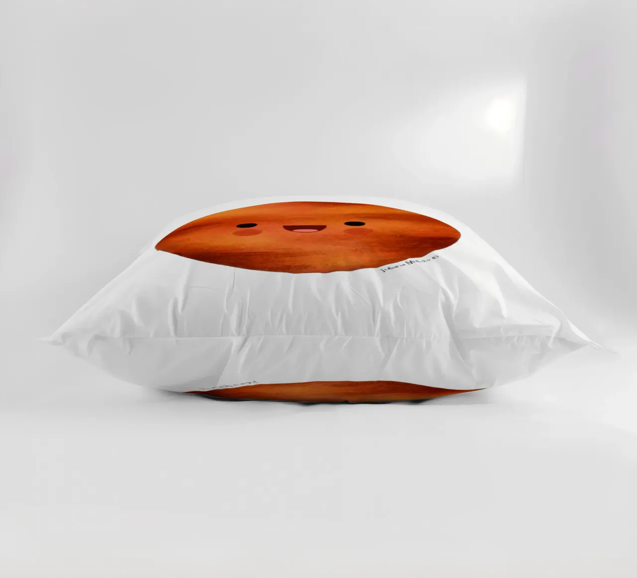 Cute Mars Planet decorative cushion by julianamotzko