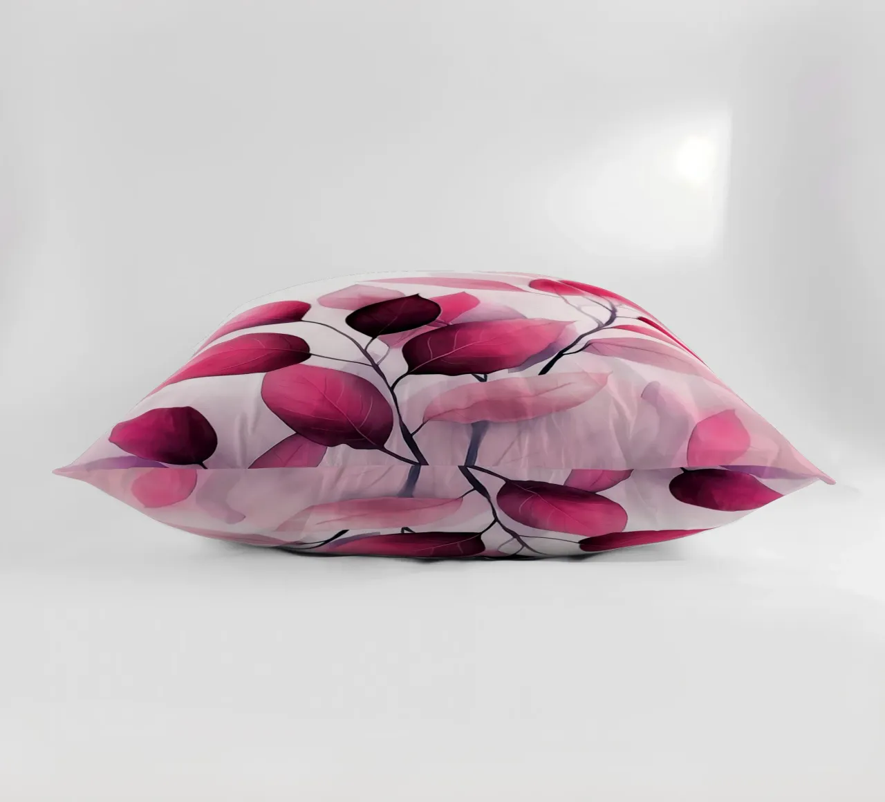 Foglie rosse cuscino da Justyna Jaszke JBJart