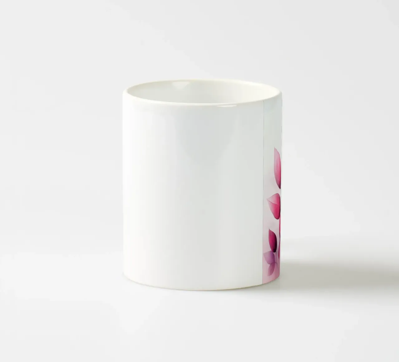 Foglie rosse tazza in ceramica da Justyna Jaszke JBJart