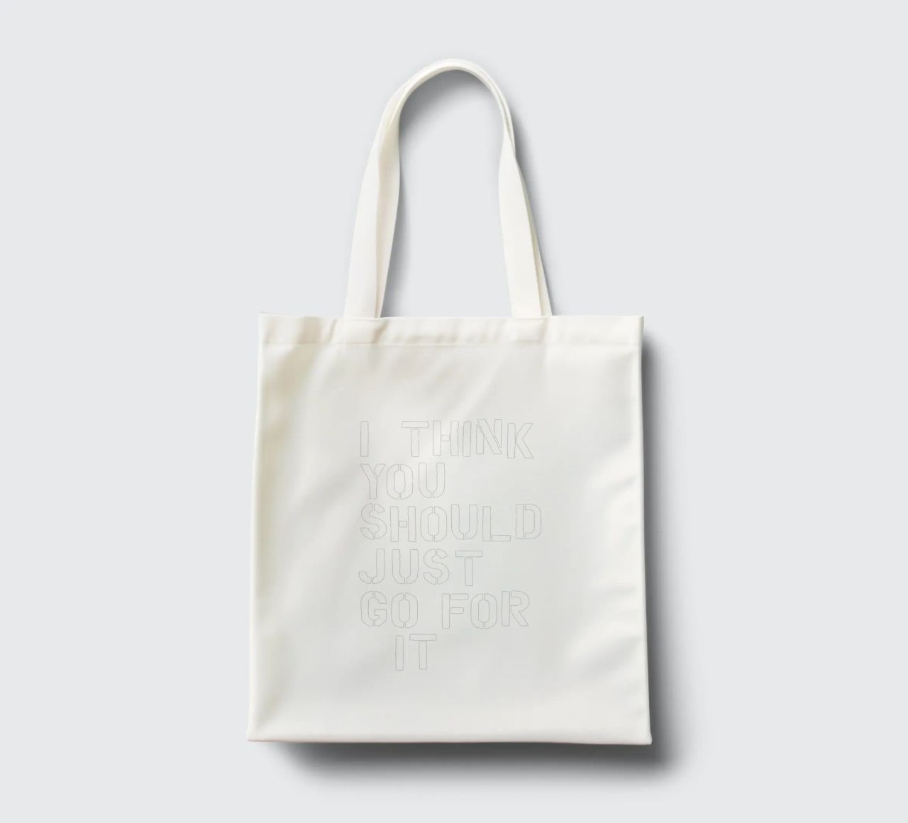 Penso che dovreste semplicemente fare questo incoraggiando e dando potere borsa in juta da THE MOTIVATED TYPE