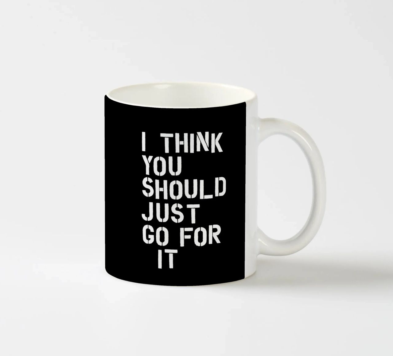 Penso che dovreste semplicemente fare questo incoraggiando e dando potere tazza in ceramica da THE MOTIVATED TYPE