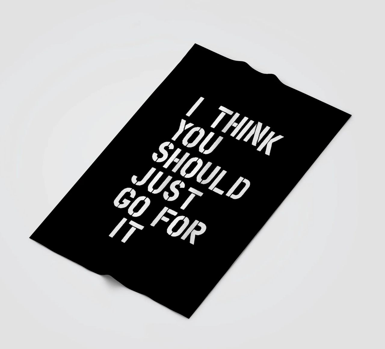 Penso che dovreste semplicemente fare questo incoraggiando e dando potere coperta in pile da THE MOTIVATED TYPE