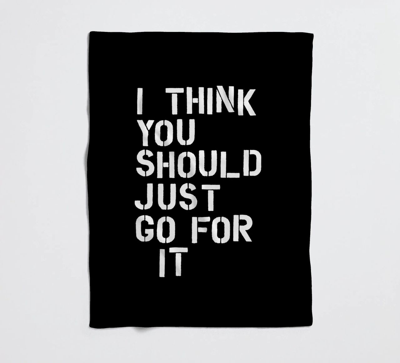 Penso che dovreste semplicemente fare questo incoraggiando e dando potere coperta in pile da THE MOTIVATED TYPE