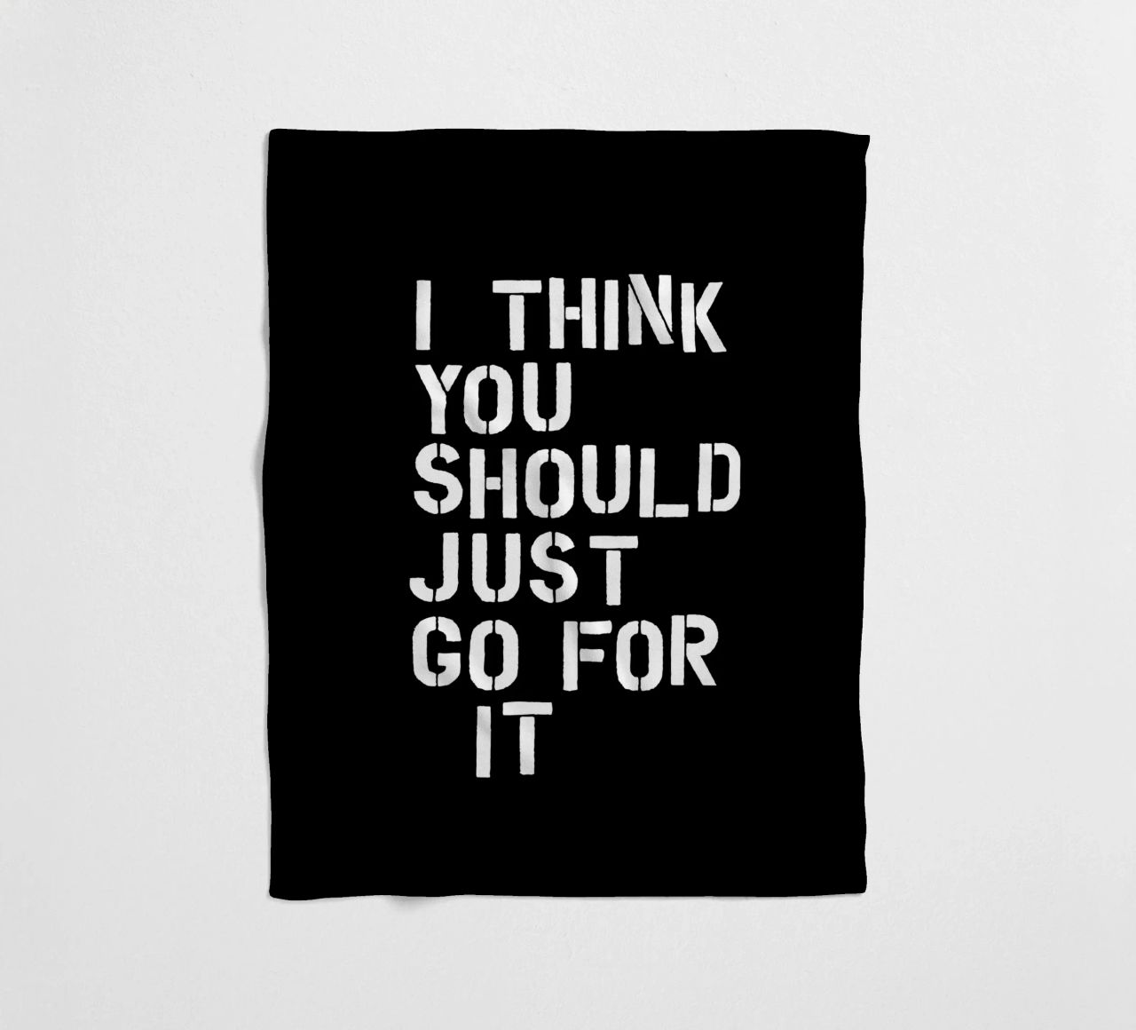Penso che dovreste semplicemente fare questo incoraggiando e dando potere coperta in pile da THE MOTIVATED TYPE