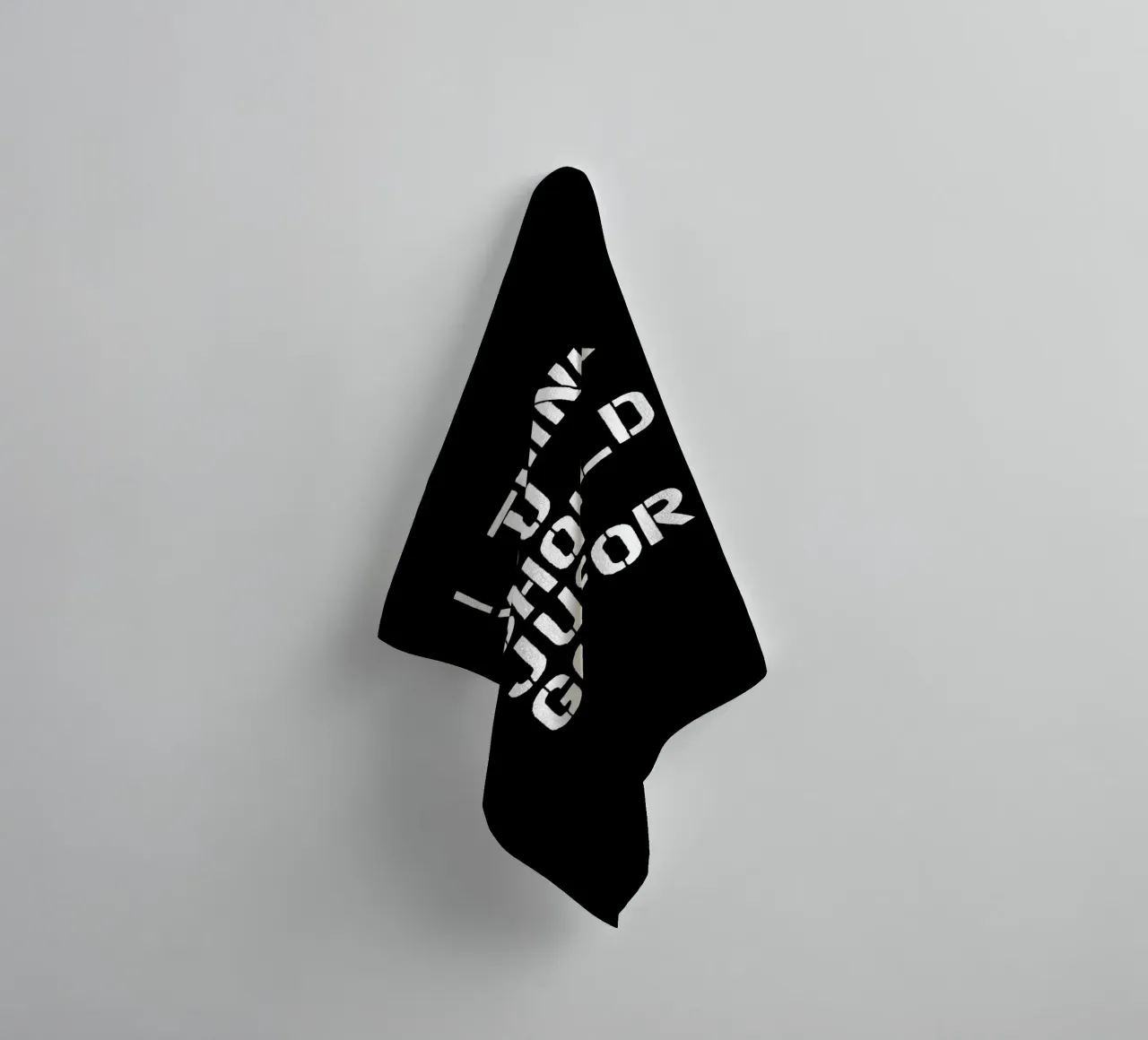 I Think You Should Just Go For It Encouraging Empowering towel by THE MOTIVATED TYPE