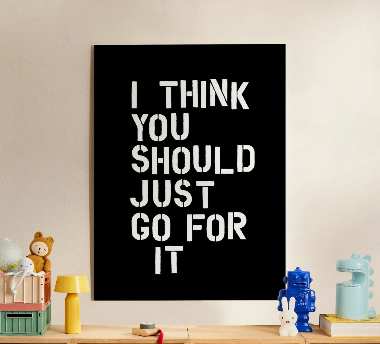 Penso che dovreste semplicemente fare questo incoraggiando e dando potere plexiglass da THE MOTIVATED TYPE