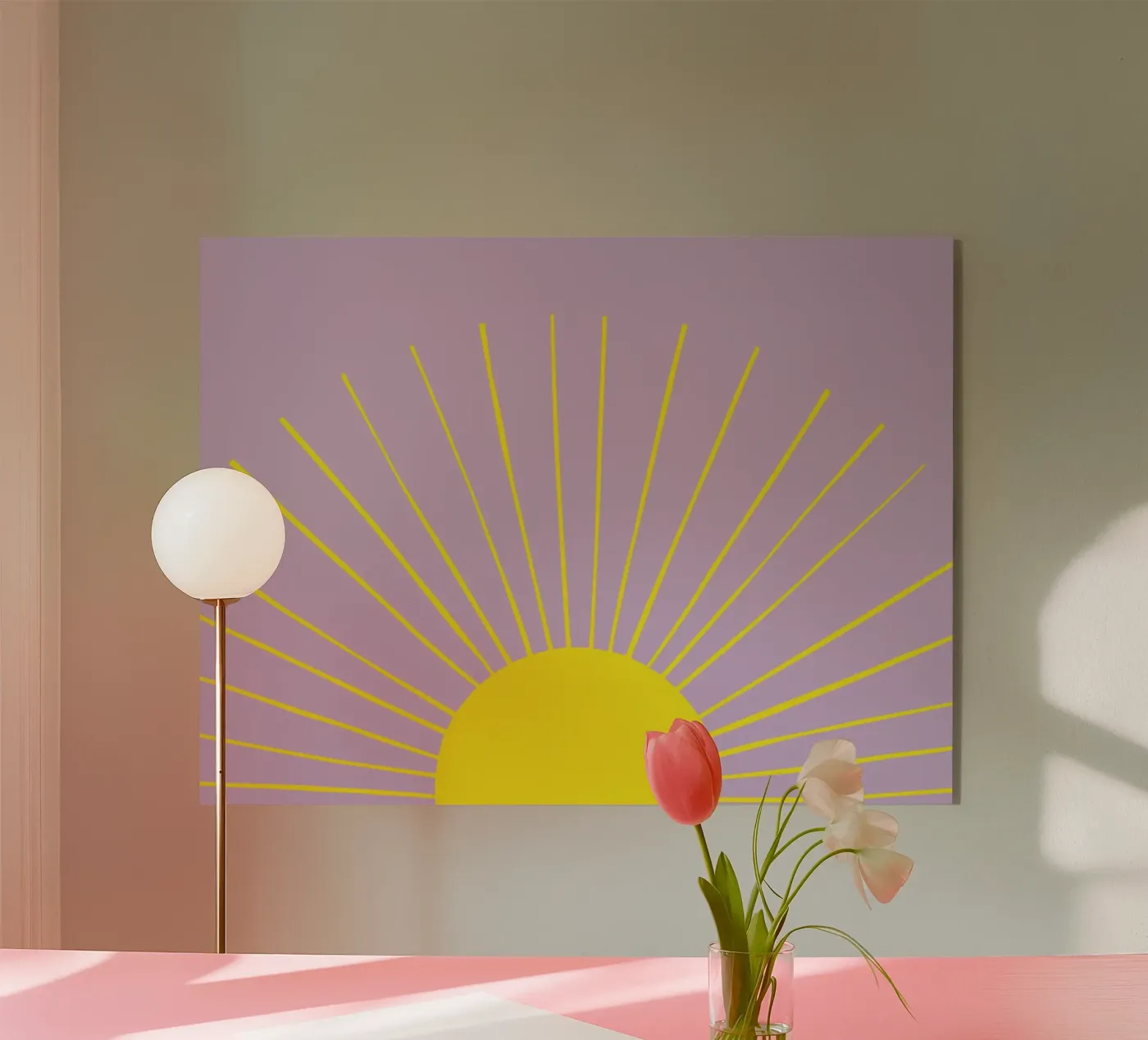Sonne Acryl-Glas von All Colours