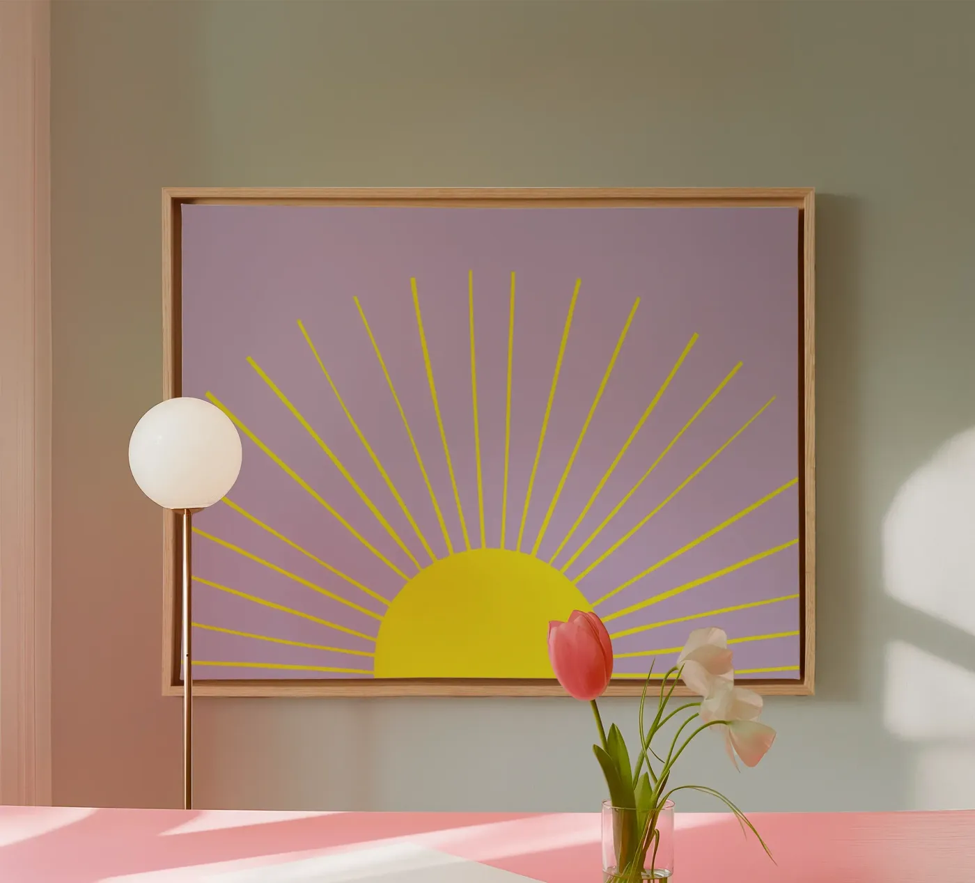 Sun canvas by All Colours