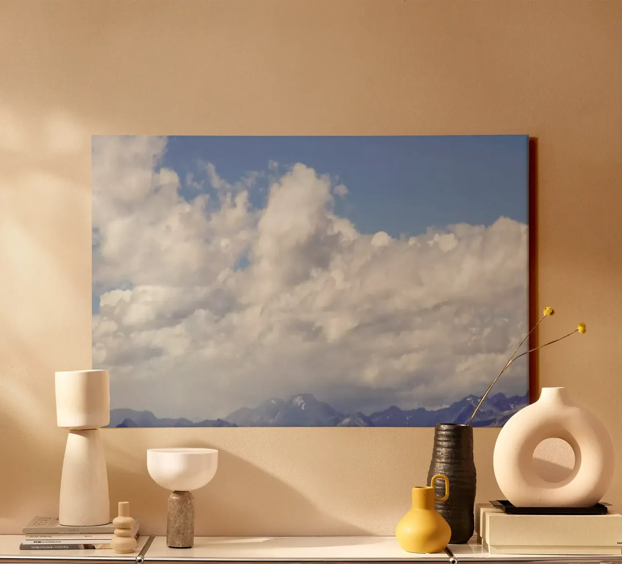 Lake Tekapo tela con Cornice a cassetta da Nur Mut