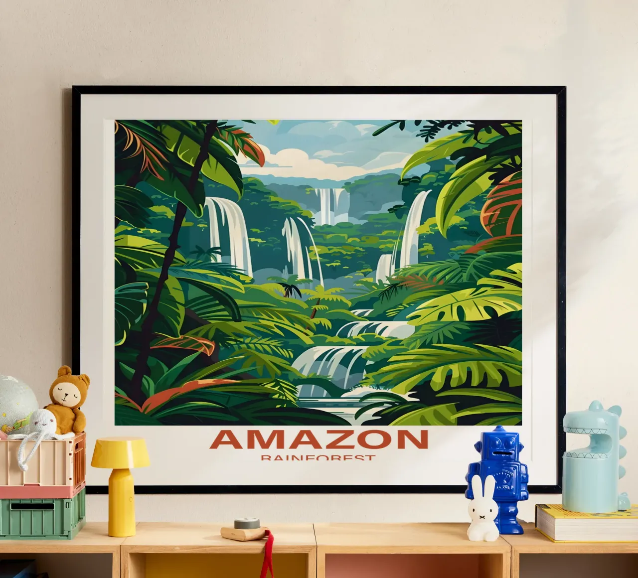 Foresta amazzonica carta hahnemühle da Wanderlust Vibes