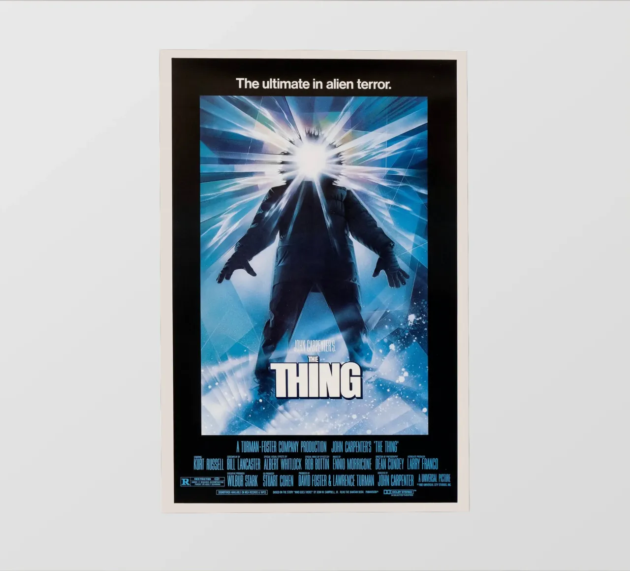 The Thing - Sci-Fi Horror Cult Classic pellicola backlit da Attaboy Dsgn