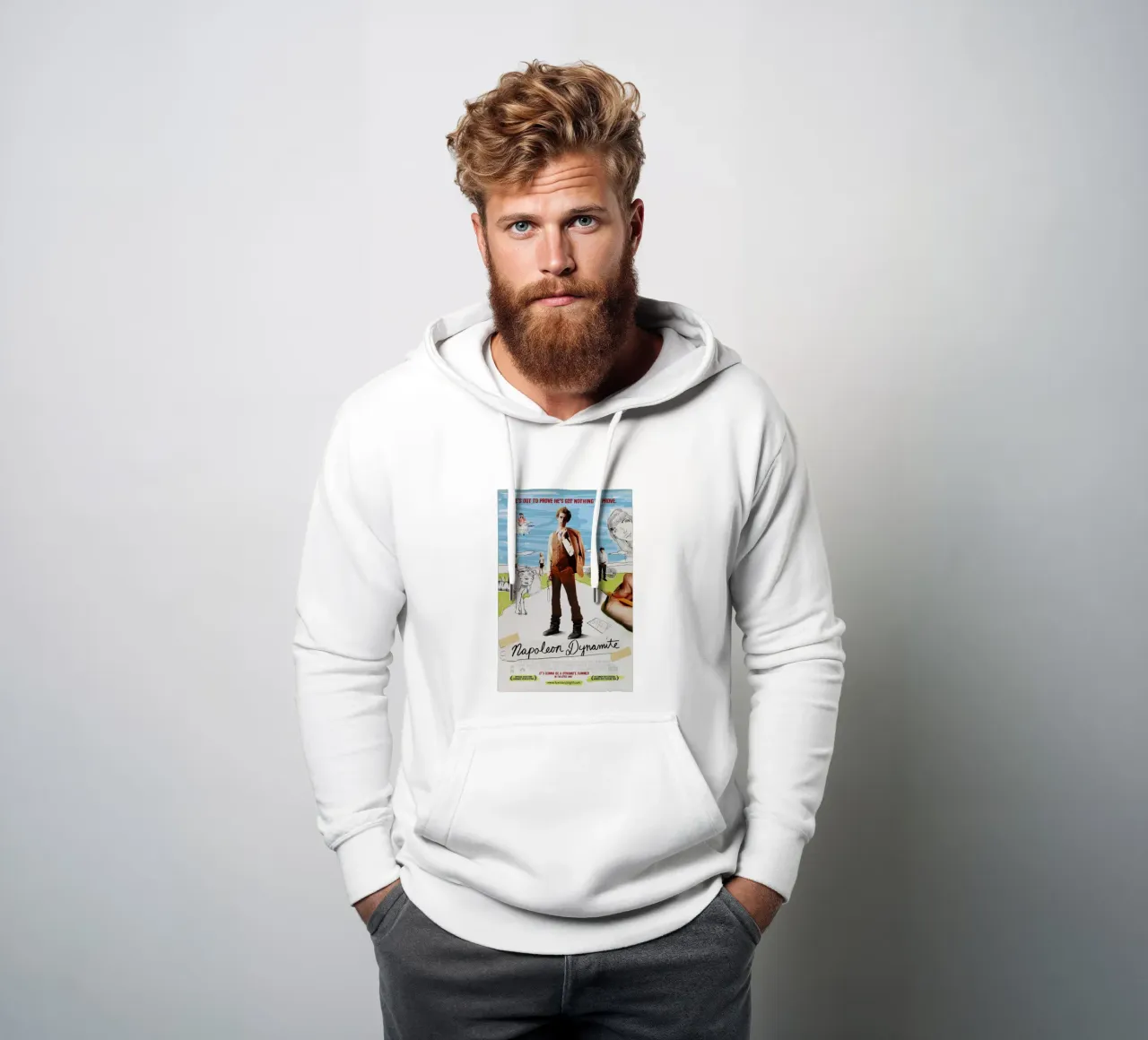 Napoleon Dynamite - Awkwardly Iconic Comedy felpa con cappuccio da Attaboy Dsgn