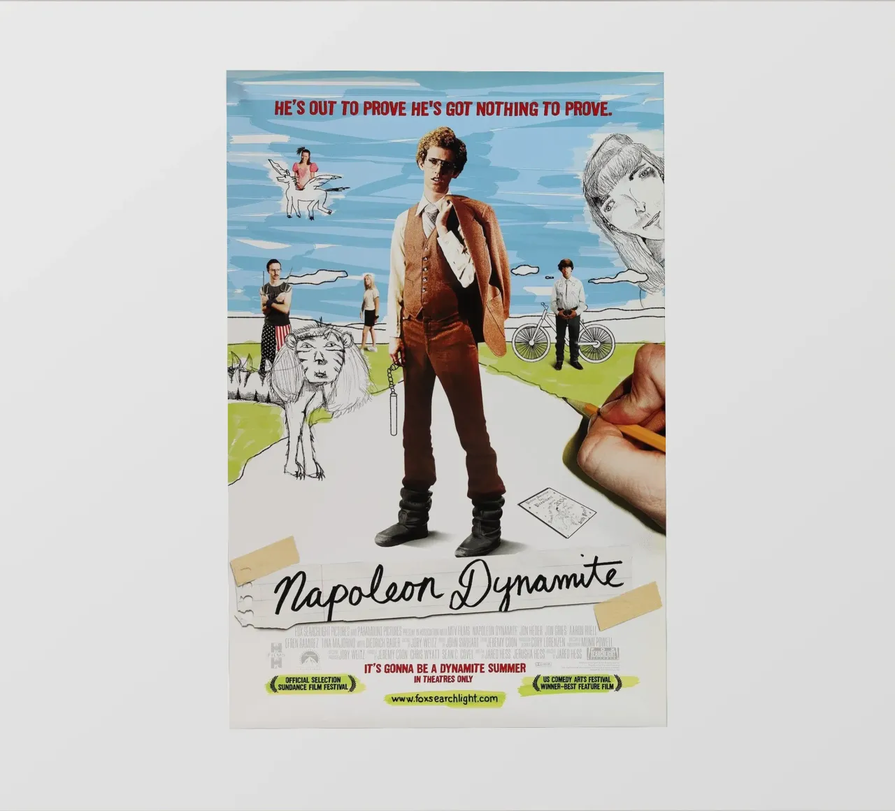 Napoleon Dynamite - Awkwardly Iconic Comedy pellicola backlit da Attaboy Dsgn