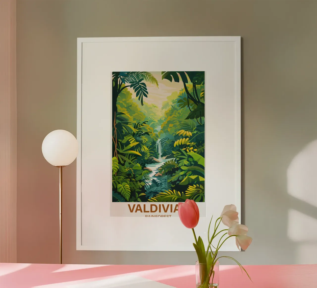 Valdivianischer Regenwald Poster von Wanderlust Vibes