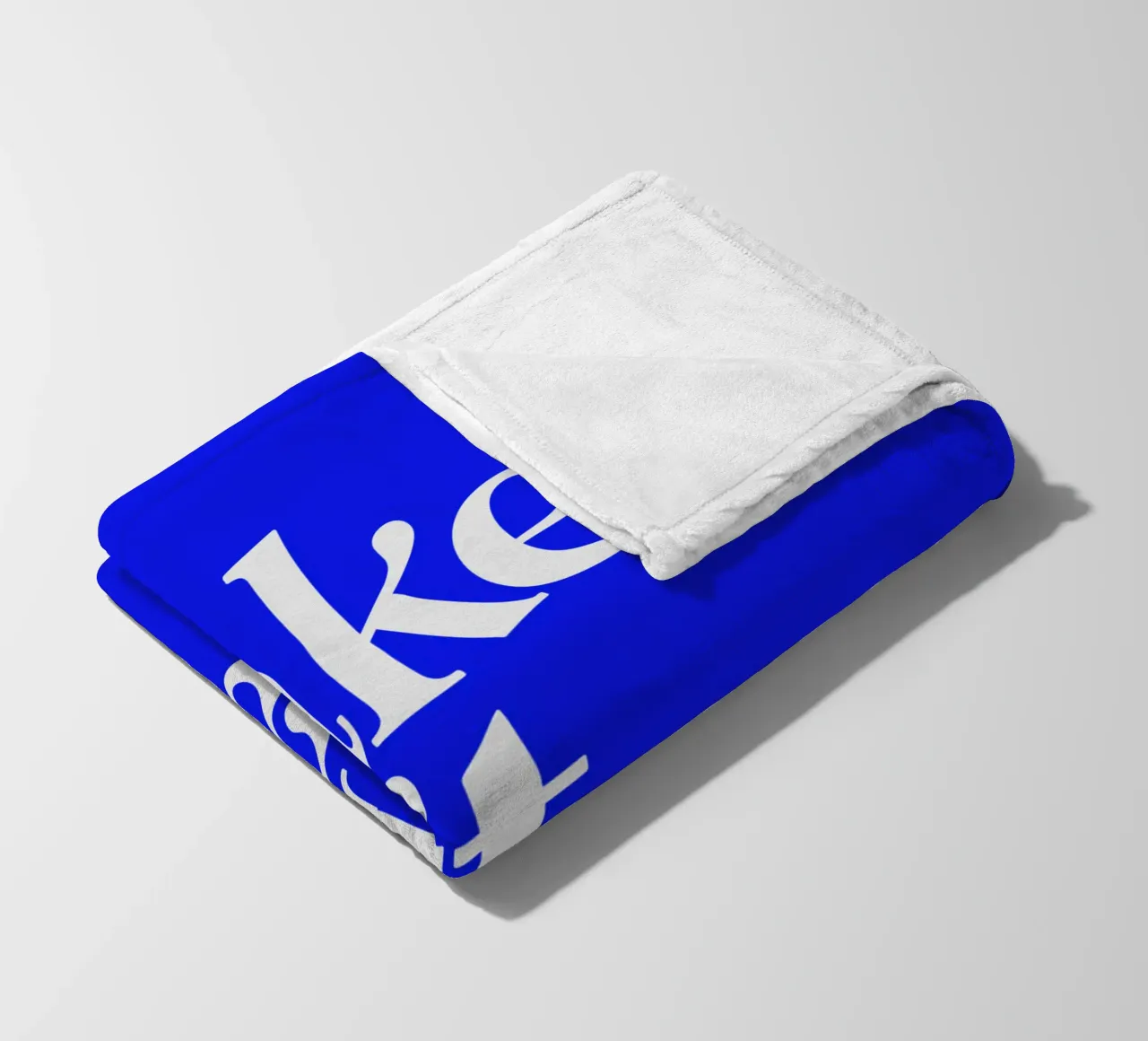 Take it Easy Blue Vintage Minimalist Typography Design coperta in pile da THE MOTIVATED TYPE