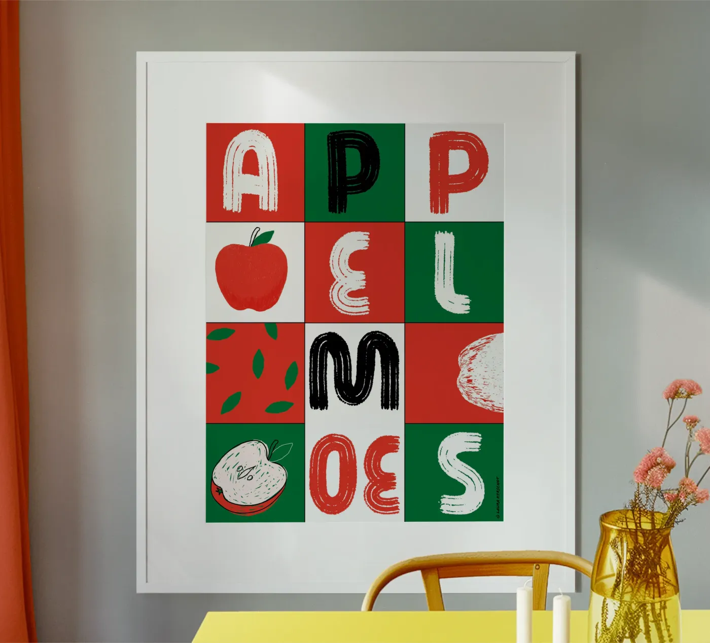 Appelmoes poster da LauraKerschot