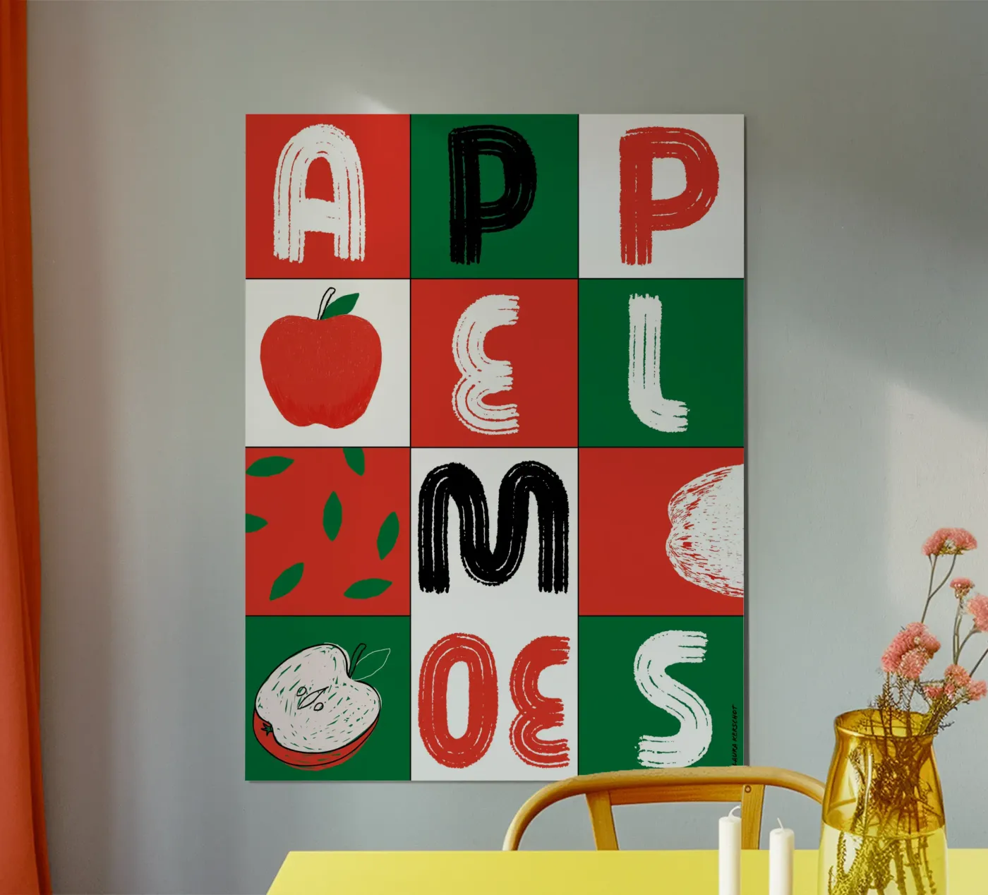 Appelmoes poster da LauraKerschot
