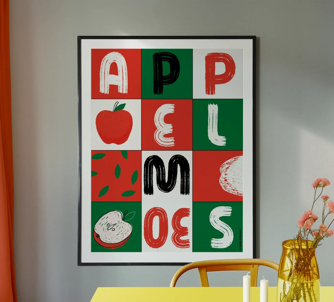 Appelmoes poster da LauraKerschot