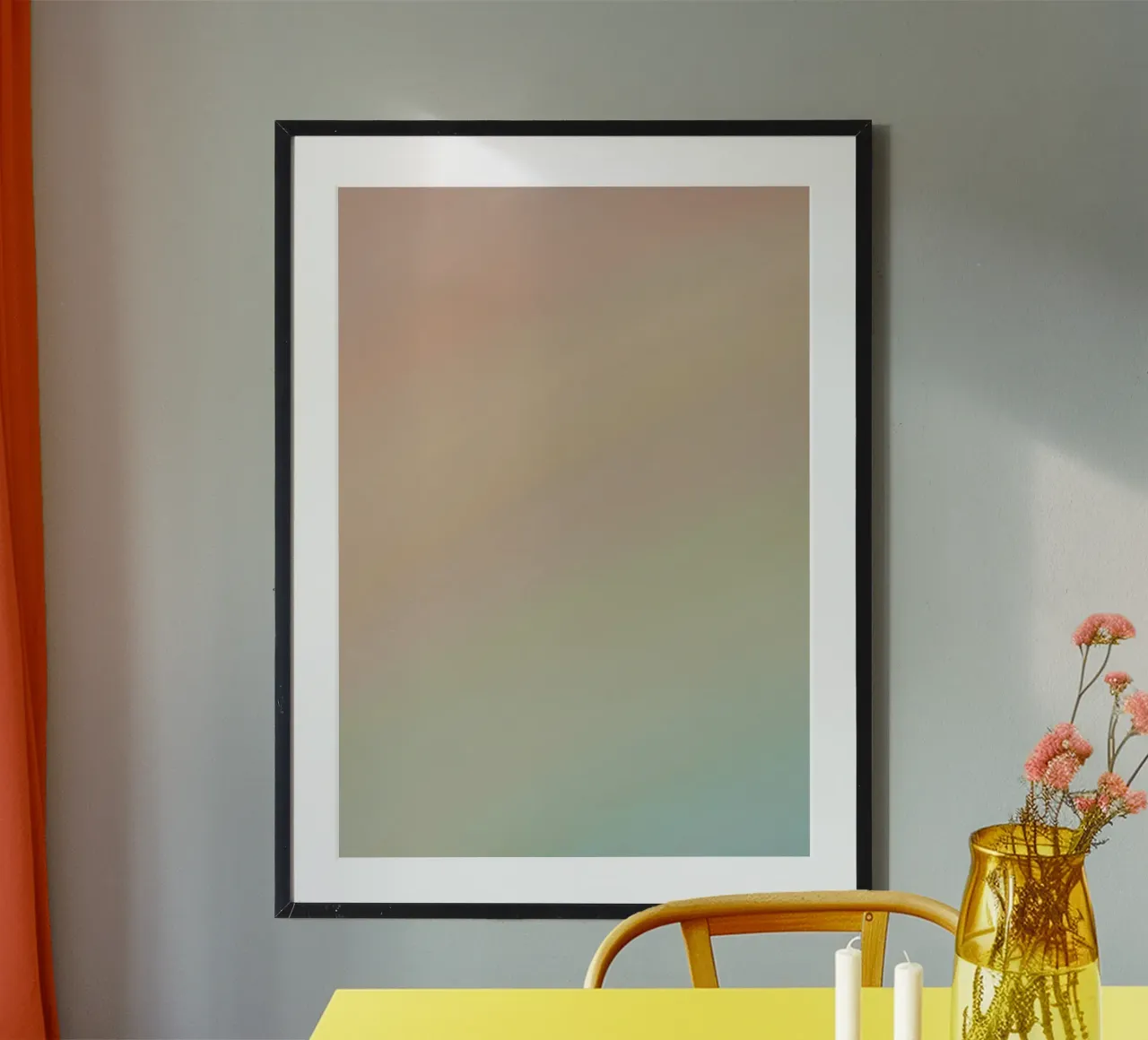 Transcendental purple poster with aluminum frame by offimola