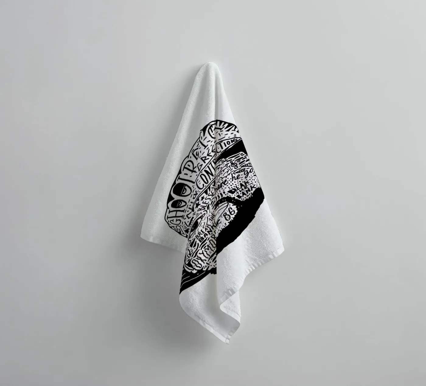 School Boy towel by Nick Cocozza