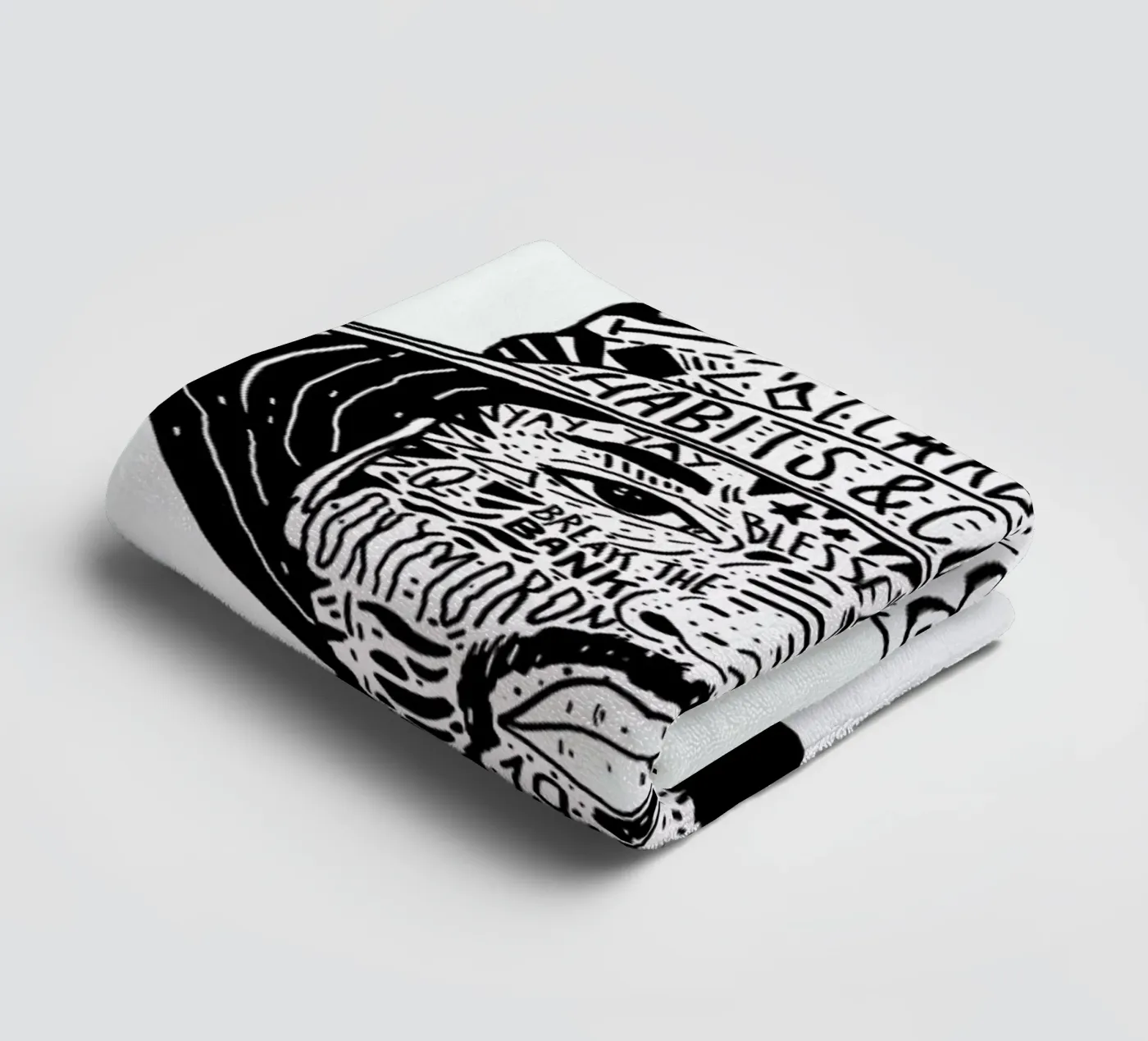 School Boy towel by Nick Cocozza