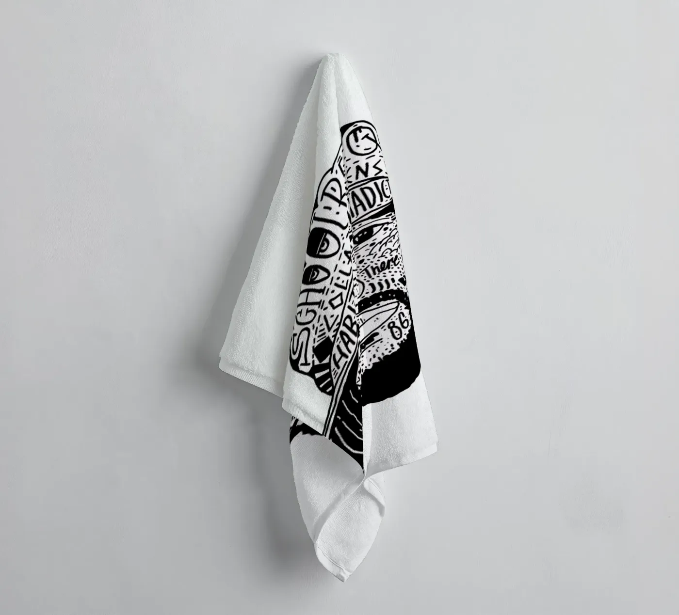 School Boy towel by Nick Cocozza