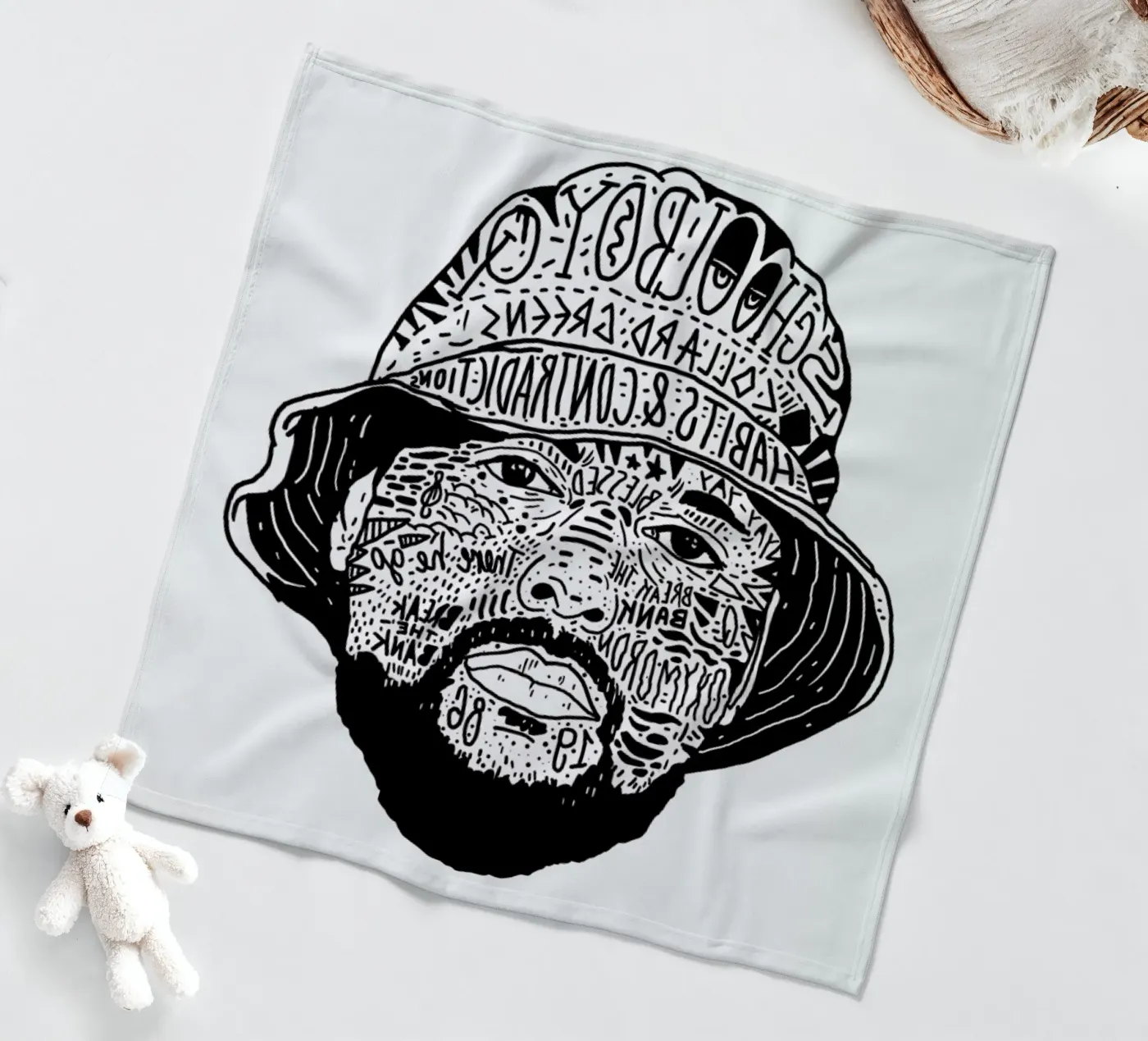 School Boy fleecedeken van Nick Cocozza