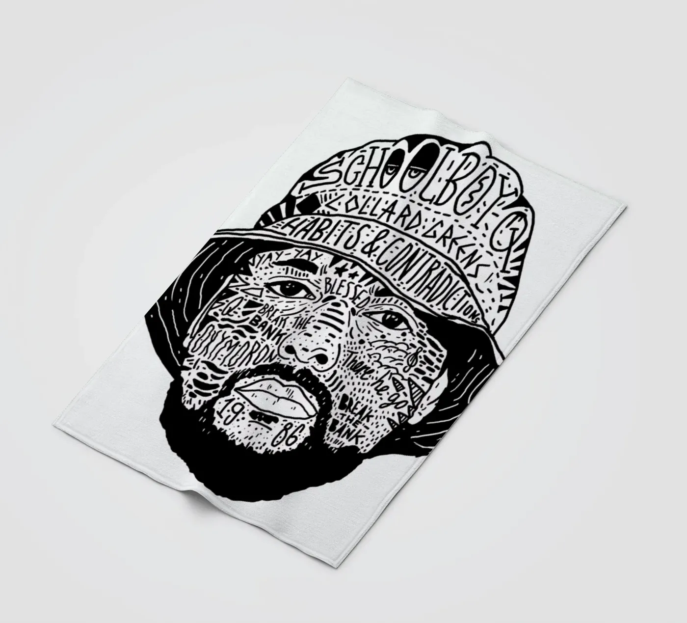 School Boy fleecedeken van Nick Cocozza