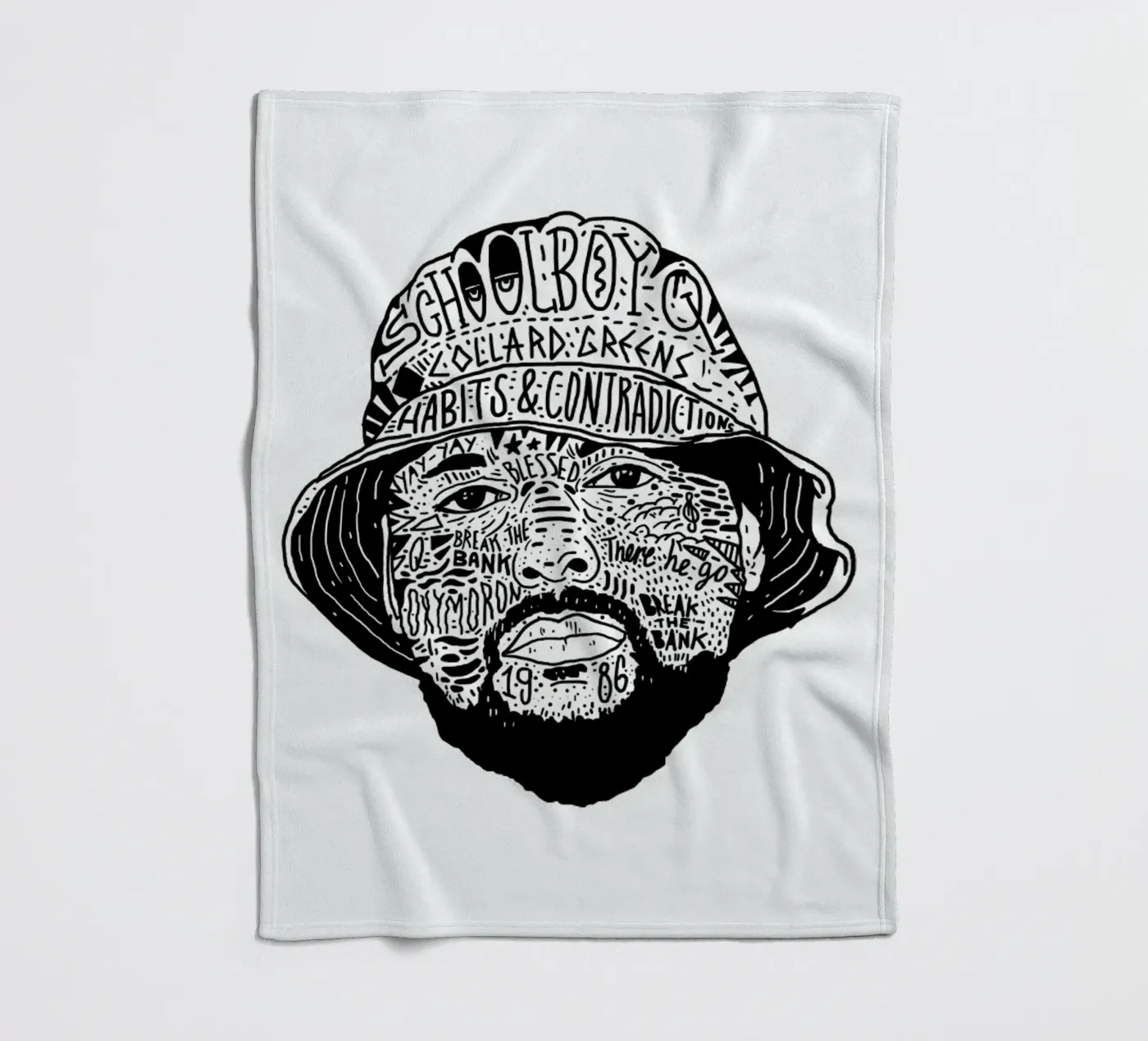 School Boy fleecedeken van Nick Cocozza