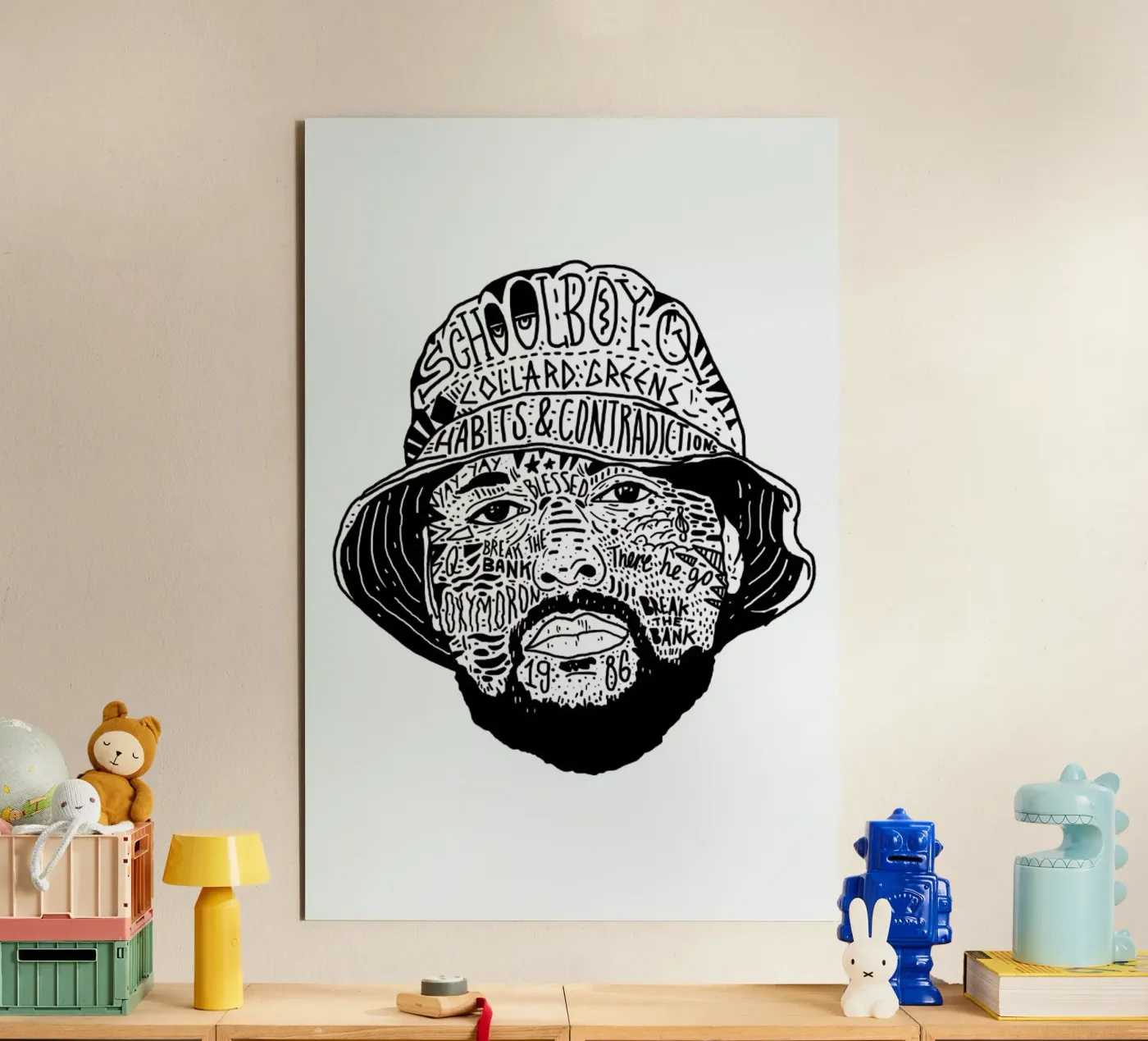 School Boy alluminio dibond da Nick Cocozza