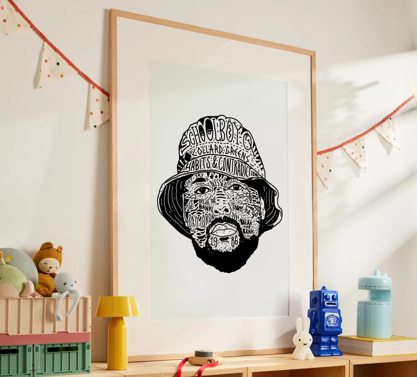 School Boy Poster von Nick Cocozza