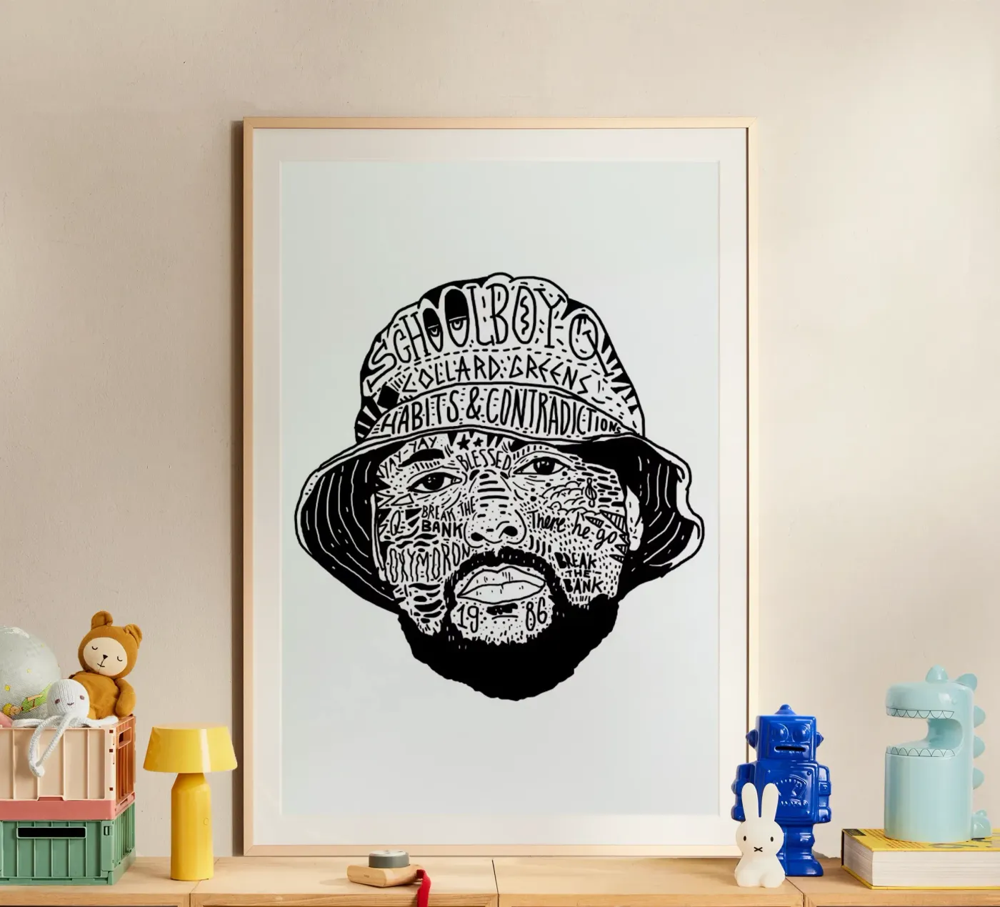 School Boy Poster von Nick Cocozza