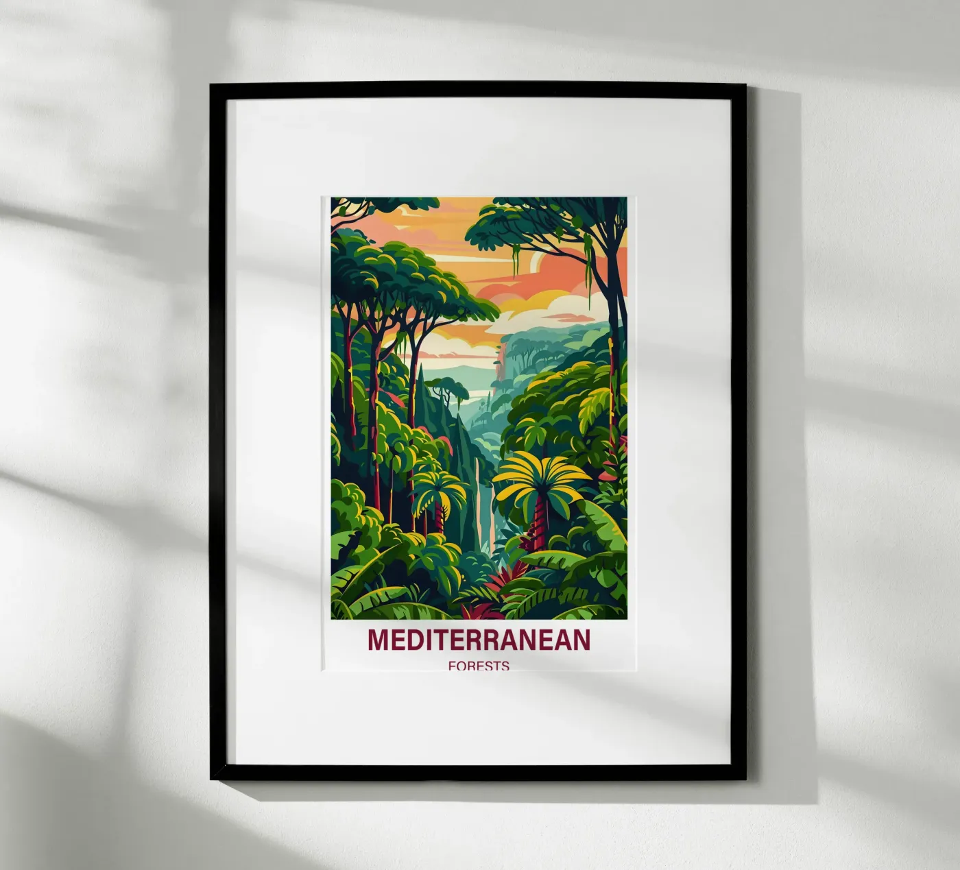 Mediterranean Forests poster da Wanderlust Vibes
