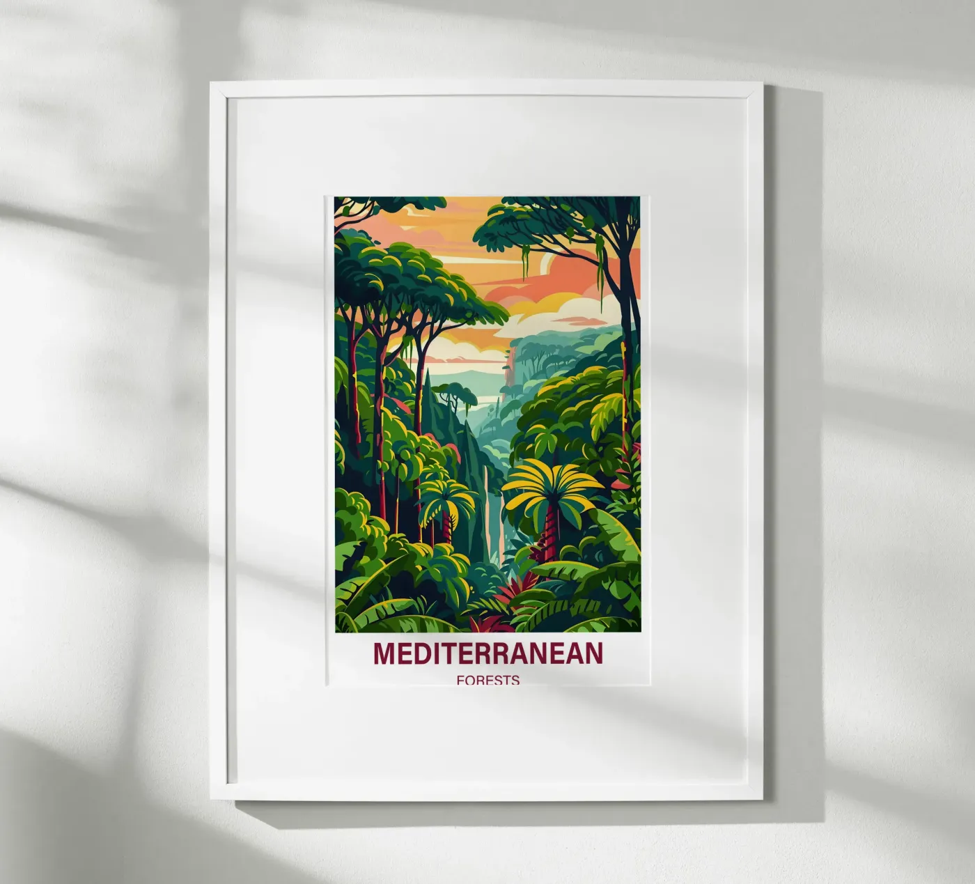 Mediterranean Forests poster da Wanderlust Vibes