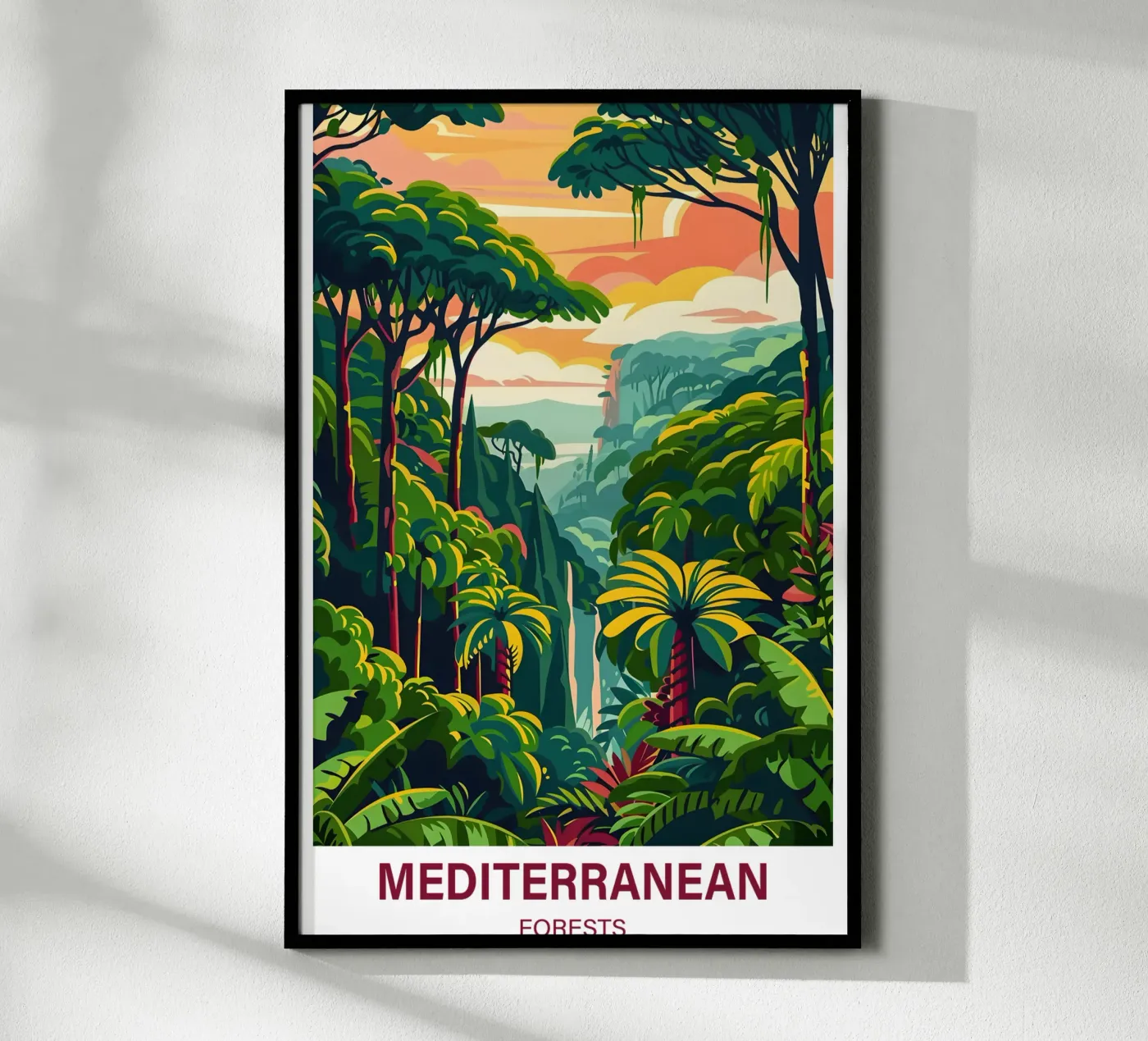 Mediterranean Forests poster da Wanderlust Vibes