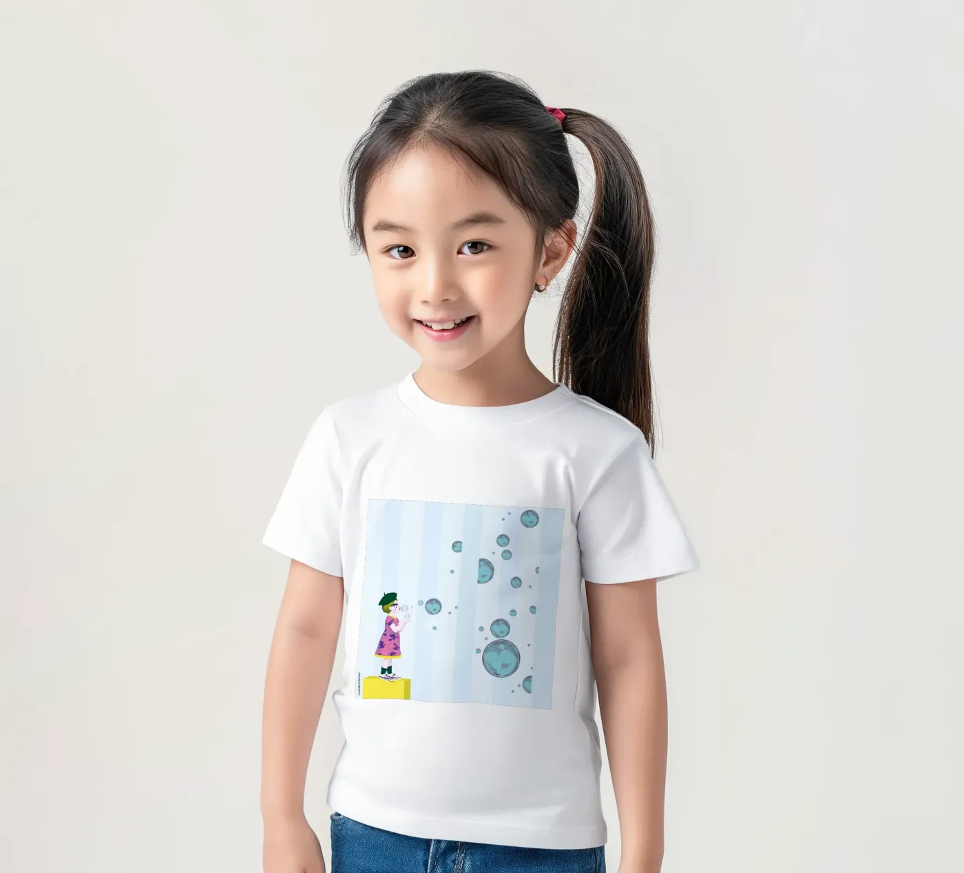 Bubbles kids t-shirt by LauraKerschot