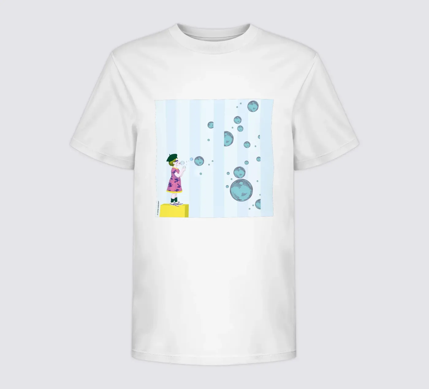 Bubbles kids t-shirt by LauraKerschot