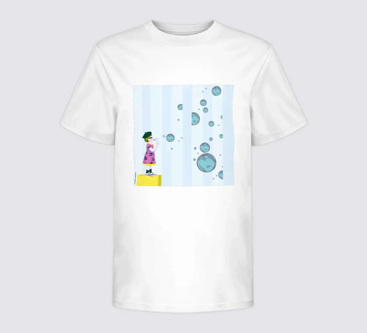 Bubbles kids t-shirt by LauraKerschot