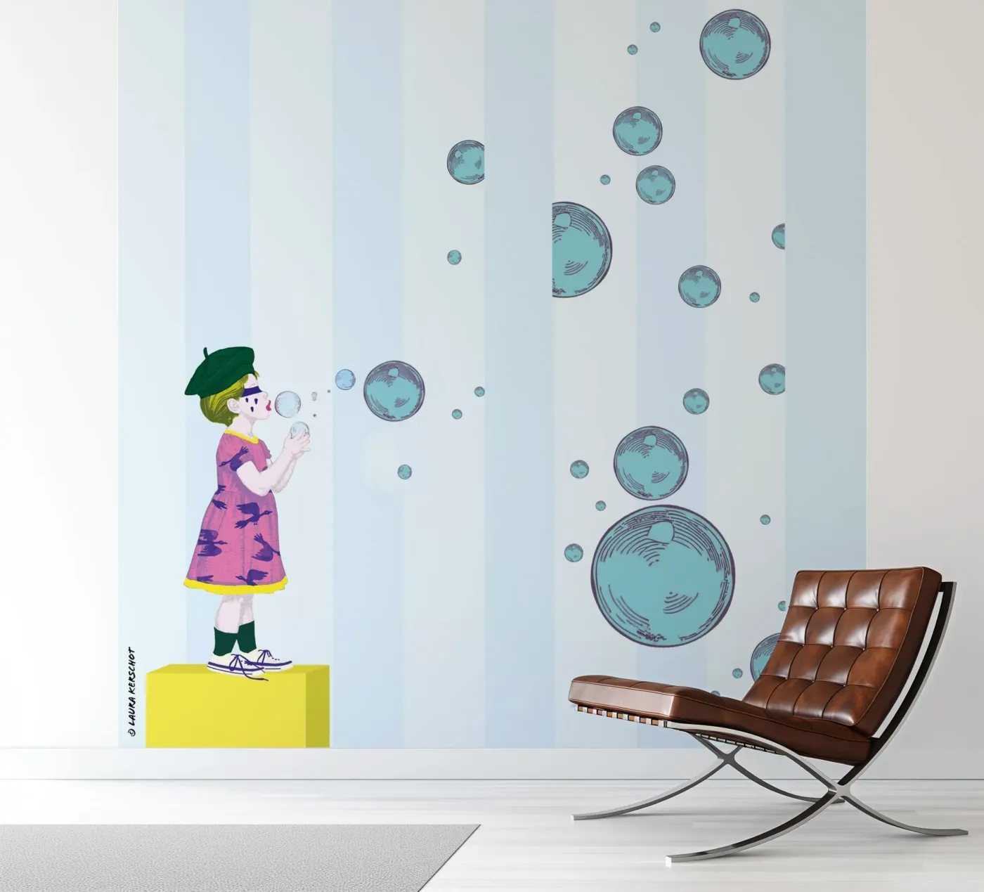 Bubbles papier peint photo de LauraKerschot