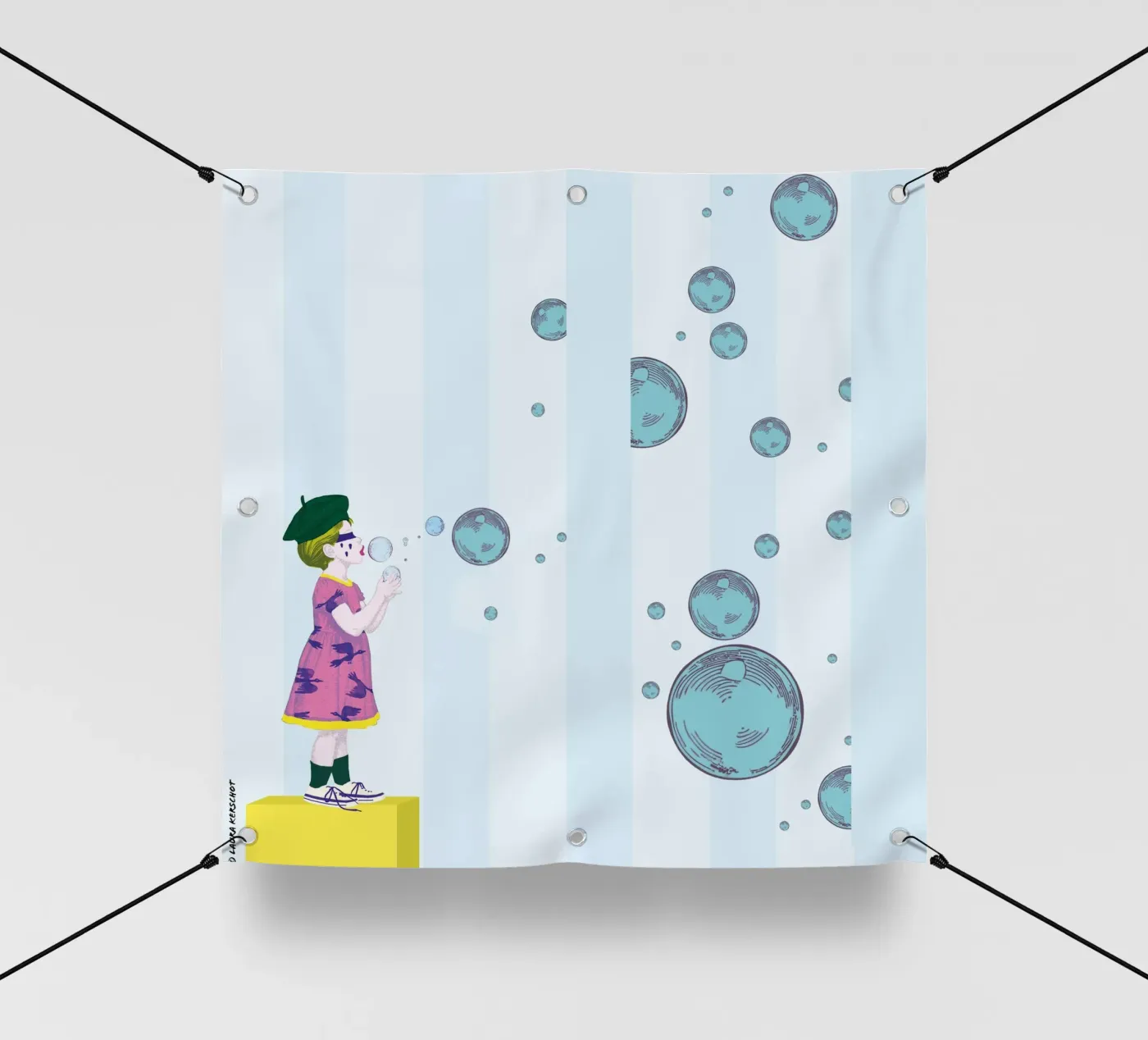 Bubbles PVC Plane von LauraKerschot