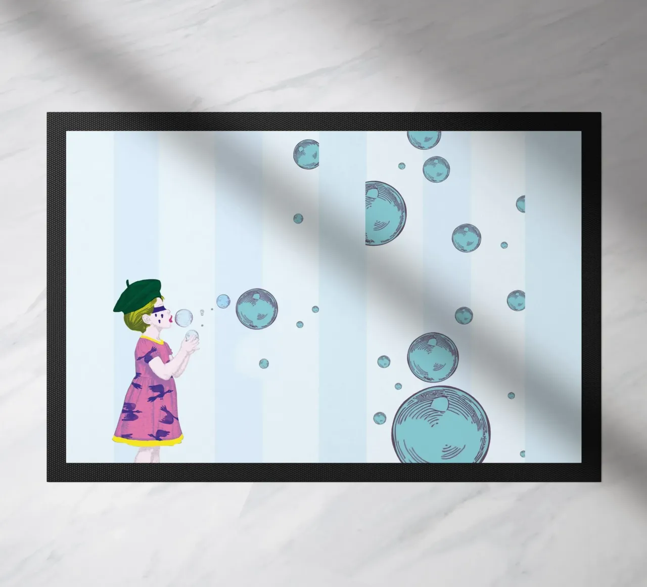 Bubbles doormat by LauraKerschot