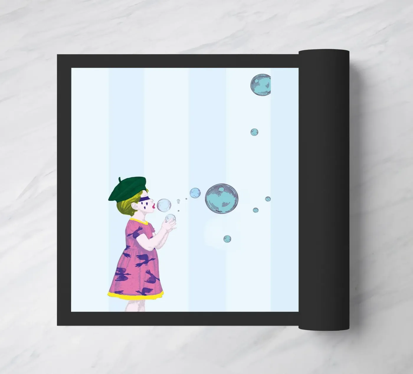 Bubbles Fußmatte von LauraKerschot