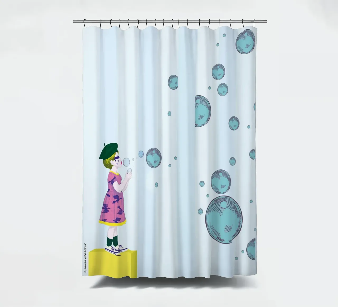 Bubbles Duschvorhang von LauraKerschot