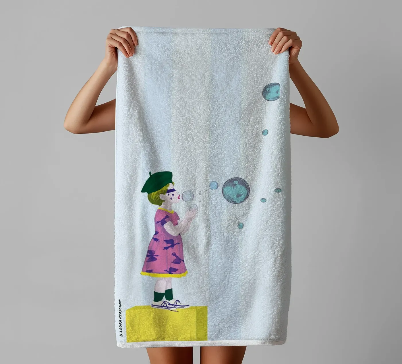 Bubbles serviette de bain de LauraKerschot