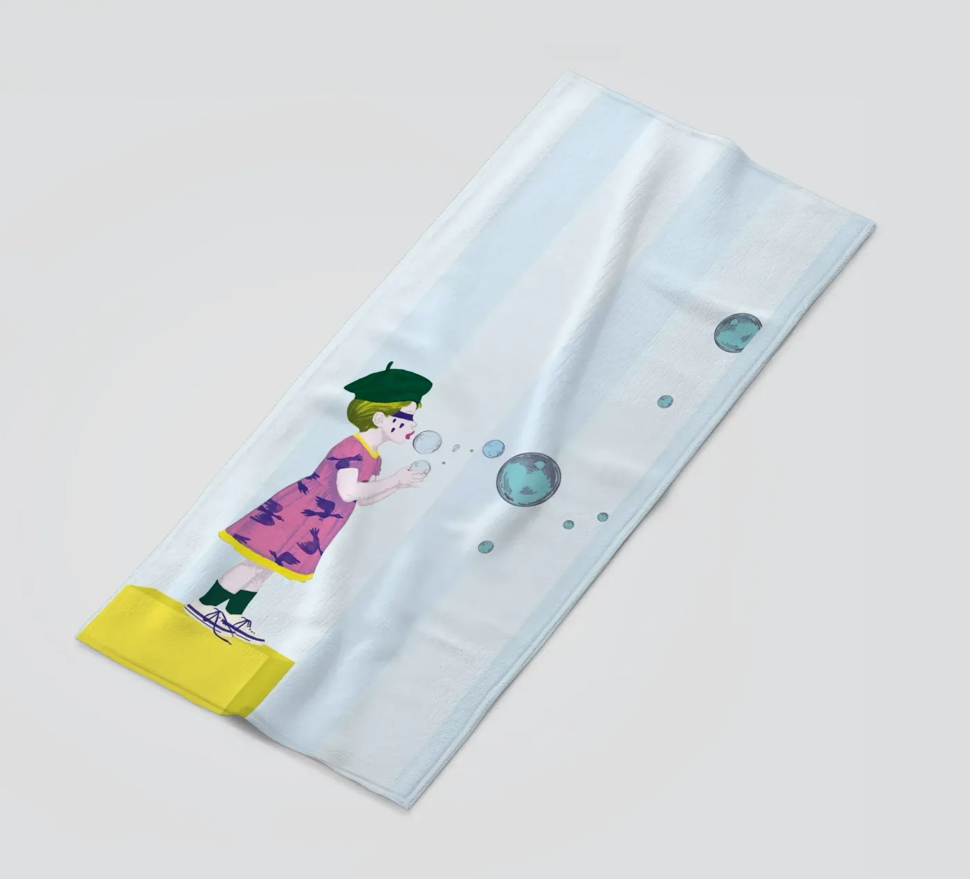 Bubbles strandhanddoek van LauraKerschot