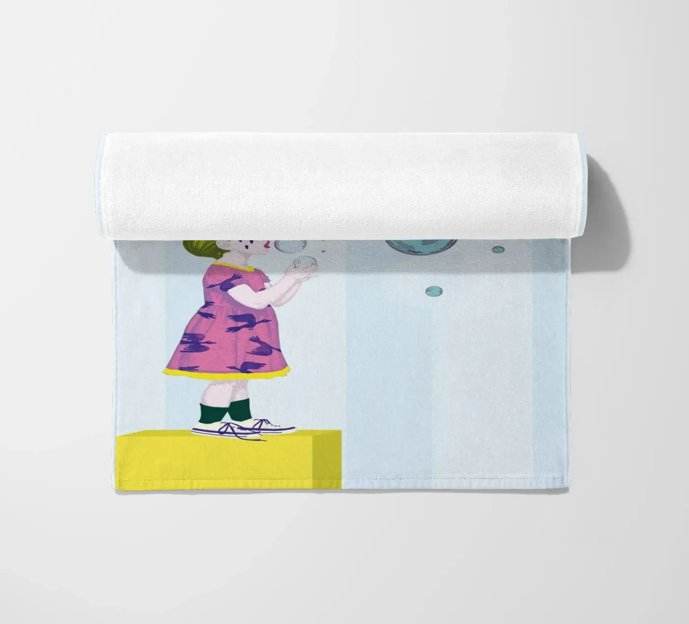 Bubbles strandhanddoek van LauraKerschot