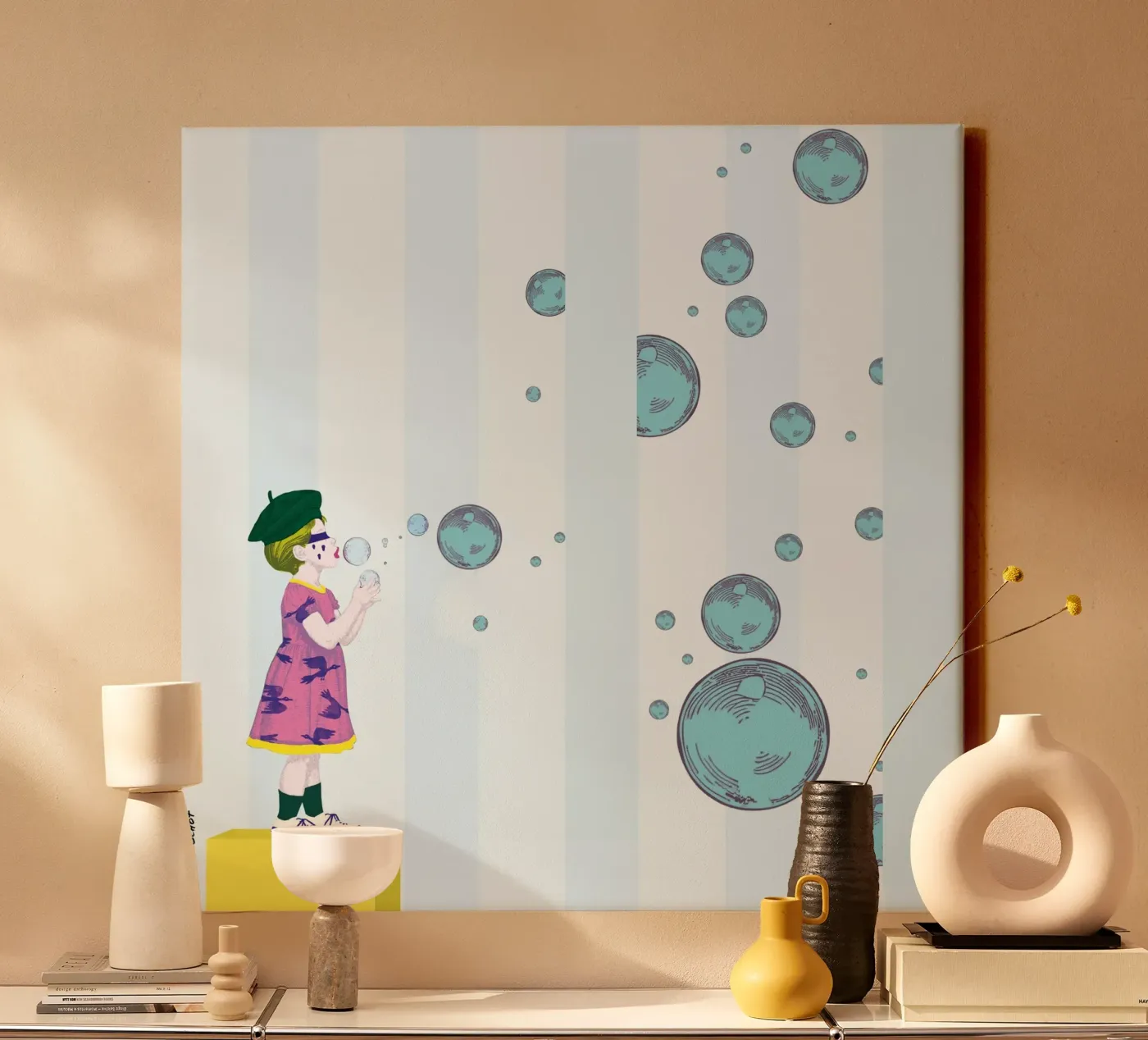 Bubbles canvas van LauraKerschot